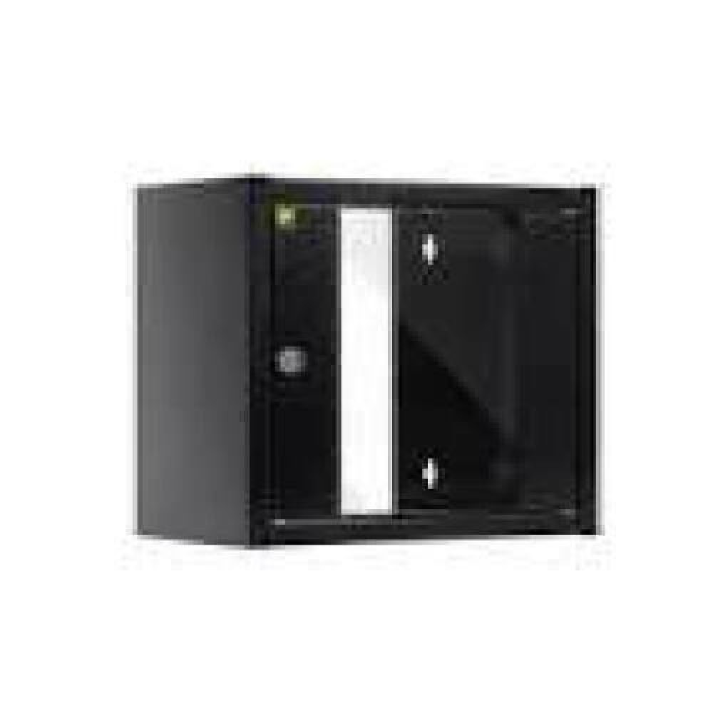 NETRACK 010-060-300-012 wall-mounted cabinet 10inch 6U/300 mm charcoal glass door