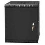 NETRACK ECO-Line wall cabinet 10inch 6U/300 mm - black metal door