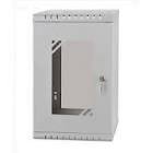 NETRACK ECO-Line wall cabinet 10inch 9U/300 mm - gray glass door