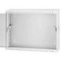 NETRACK Hanging cabinet V-Line Rack 19inch 2U / 120mm - gray metal door