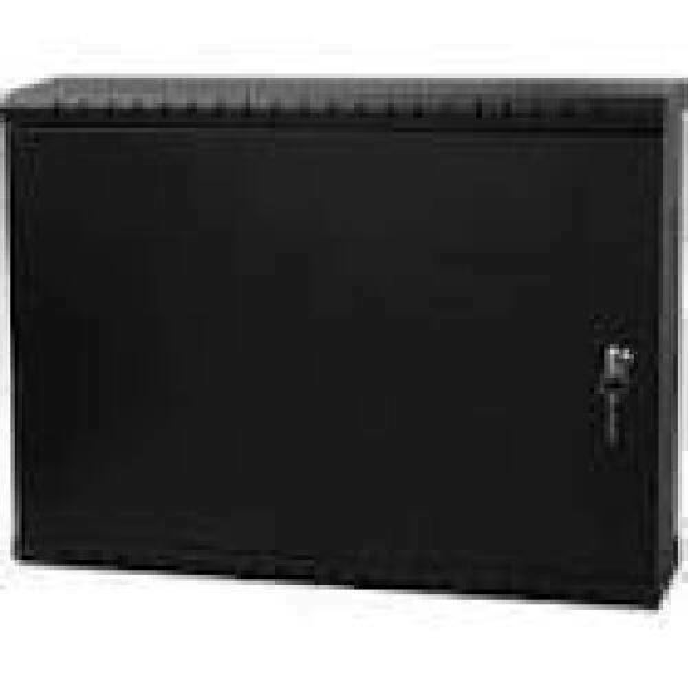 NETRACK Hanging cabinet V-Line Rack 19inch 2U / 120mm - black metal door