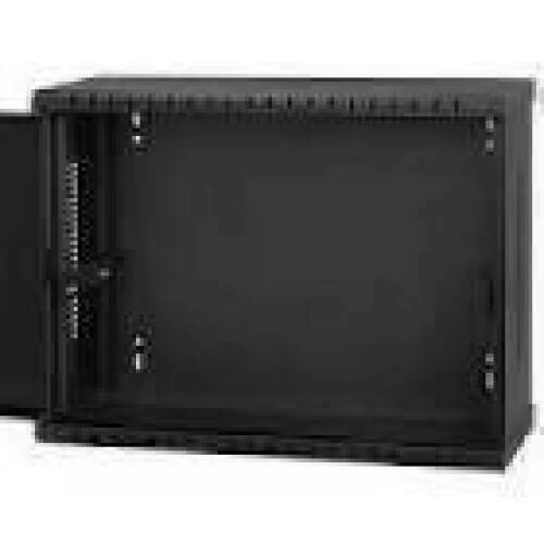 NETRACK V-Line Rack 19inch 3U/180mm - black metal door