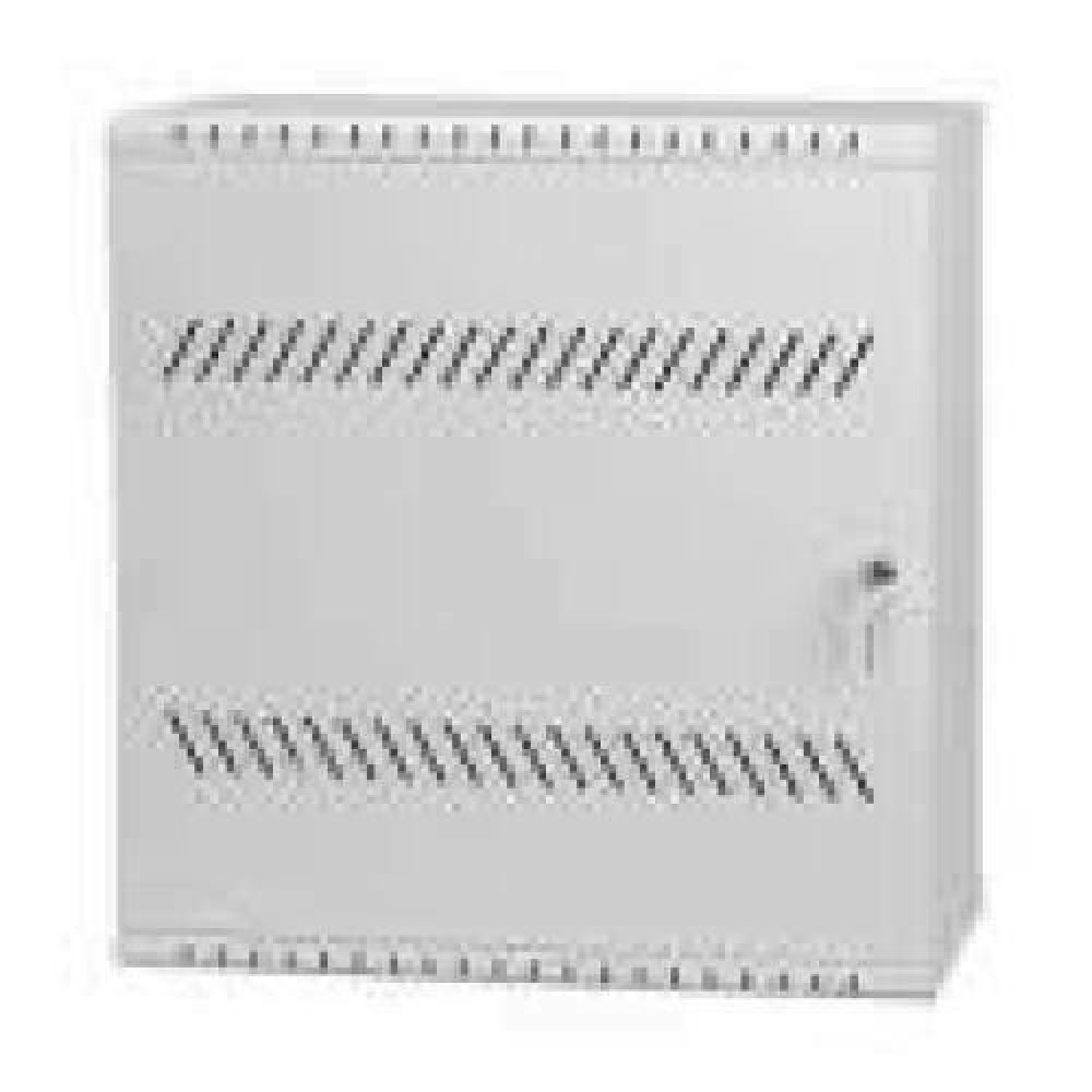 NETRACK Hanging Cabinet V-Line Rack 19inch 3/4U / 180mm - gray metal door