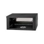 NETRACK Hanging cabinet ECO-Line Rack 19inch 4U / 350mm - black glass door