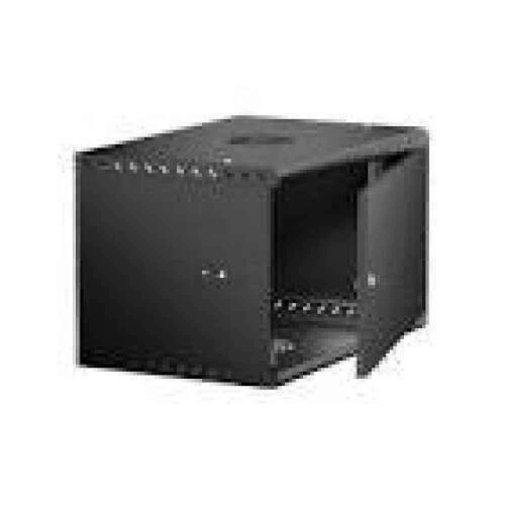 NETRACK ECO-Line Rack 19inch 4U/450mm - black glass door