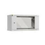 NETRACK 019-045-240-011 wall-mounted cabinet 19inch 4 5U/240 mm glass door grey