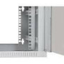 NETRACK 019-045-400-011 wall-mounted cabinet 19 4.5U/400mm glass door grey