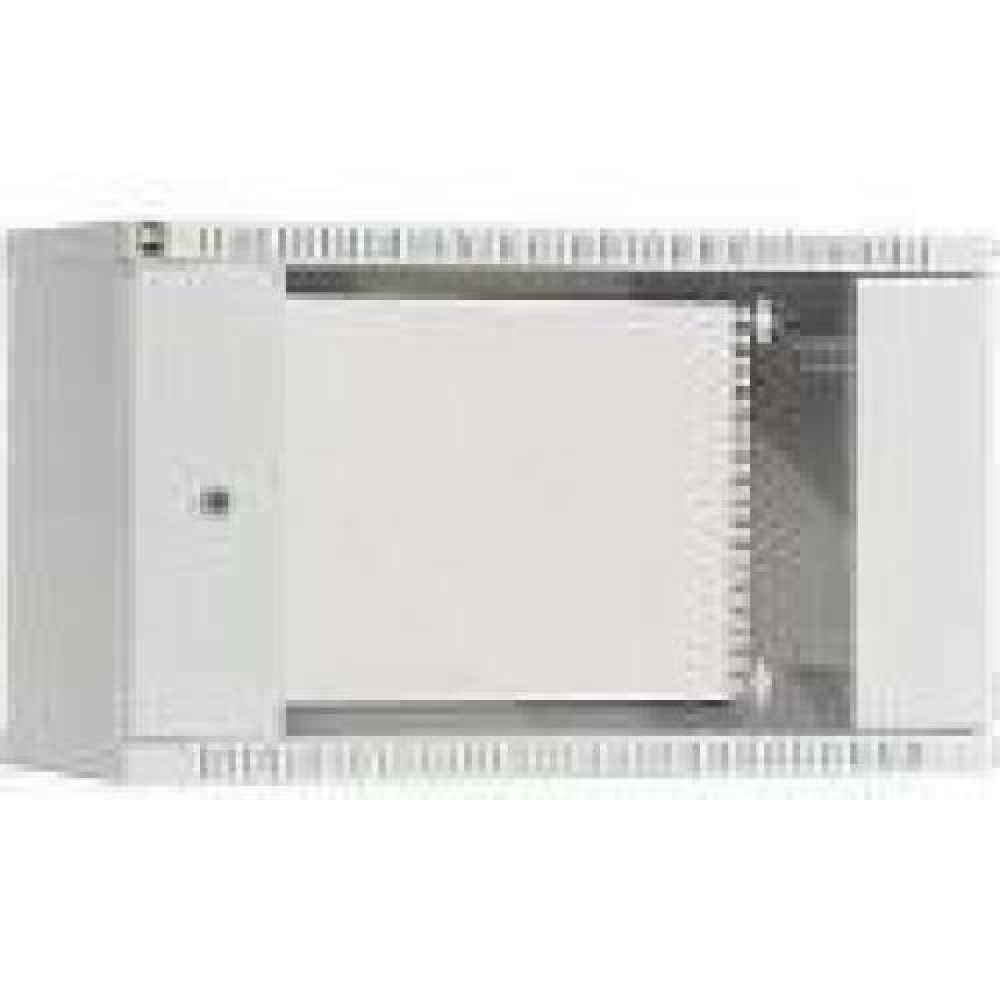 NETRACK 019-060-240-011 wall-mounted cabinet 19inch 6U/240 mm glass door grey