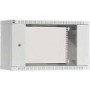 NETRACK 019-060-240-011 wall-mounted cabinet 19inch 6U/240 mm glass door grey