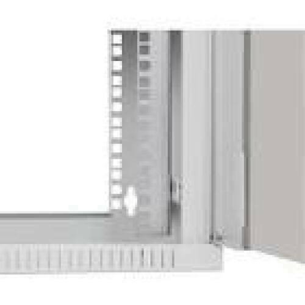 NETRACK 019-060-240-011 wall-mounted cabinet 19inch 6U/240 mm glass door grey