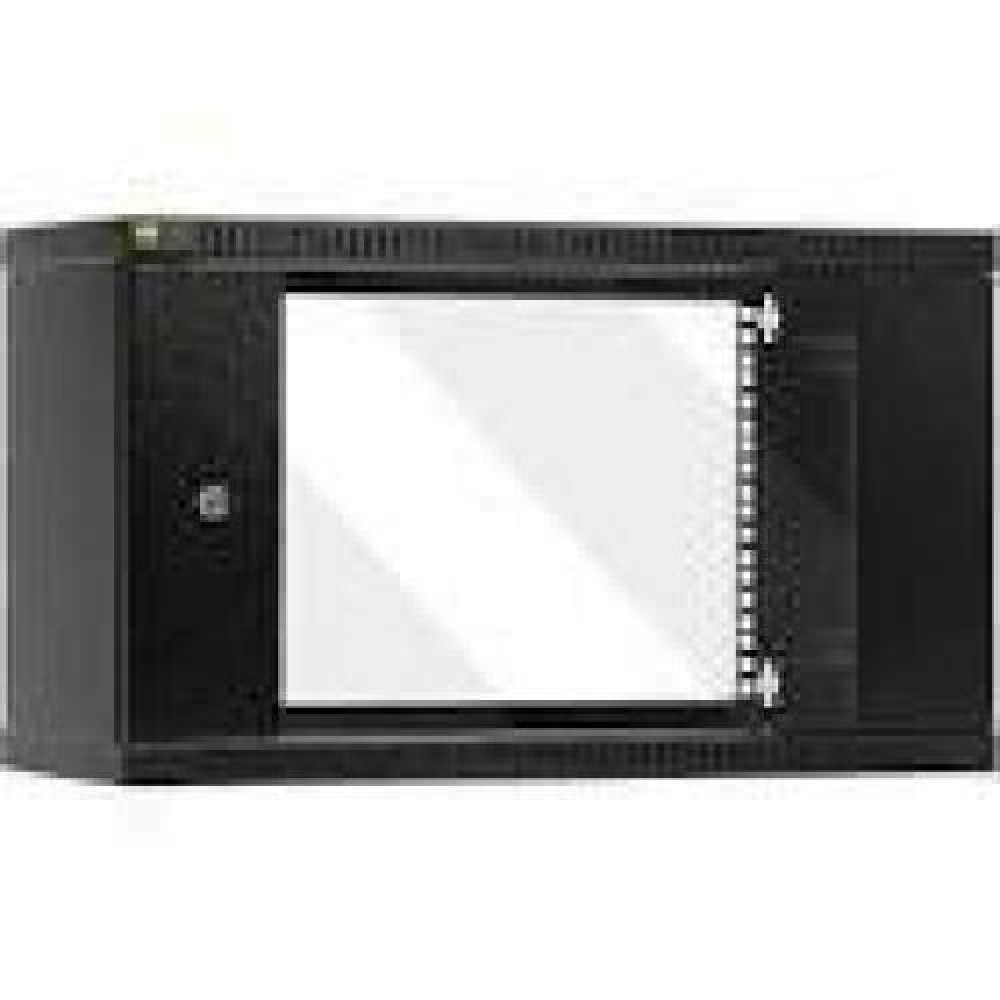 NETRACK 019-060-240-012 wall-mounted cabinet 19inch 6U/240 mm glass door graphite