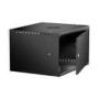 NETRACK ECO-Line Rack 19inch 6U/450mm - black glass door
