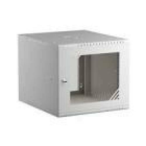 NETRACK ECO-Line Rack 19inch 9U/600mm - gray glass door