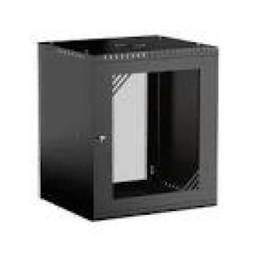 NETRACK ECO-Line Rack 19inch 9U/600mm - gray glass door