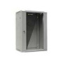 NETRACK 019-180-645-021 wall/hanging cabinet 19inch 18U/450 mm glass door grey remov. side pan.