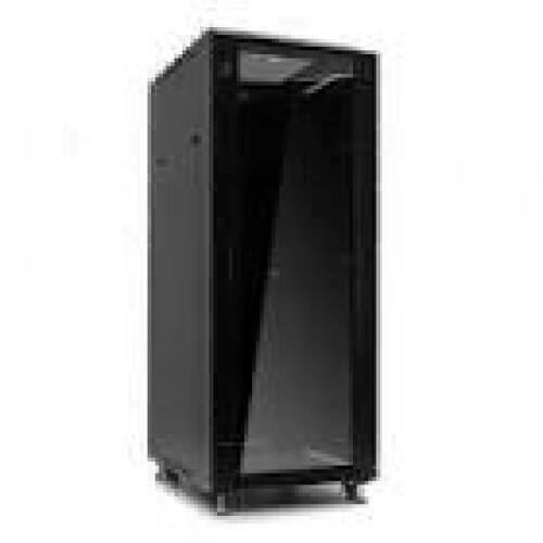 NETRACK 019-320-66-012-Z server cabinet RACK 19inch 32U/600x600mm ASSEMBLED glass door - black