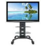TECHLY 022618 Mobile stand for TV LCD/LED/Plasma 32-70 VESA adjustable two shelves