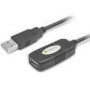 TECHLY 023646 Techly USB 2.0 active extension cable USB A/USB A M/F 10m black