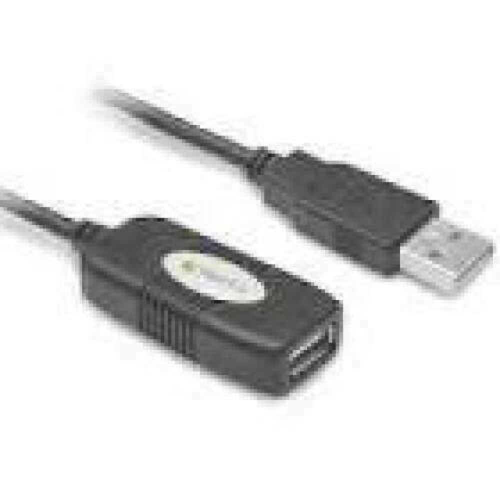 TECHLY 023646 Techly USB 2.0 active extension cable USB A/USB A M/F 10m black