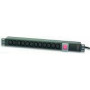 TECHLYPRO 023776 Rack 19 1U power strip for UPS 250V/16A 12x C13 sockets C20 plug
