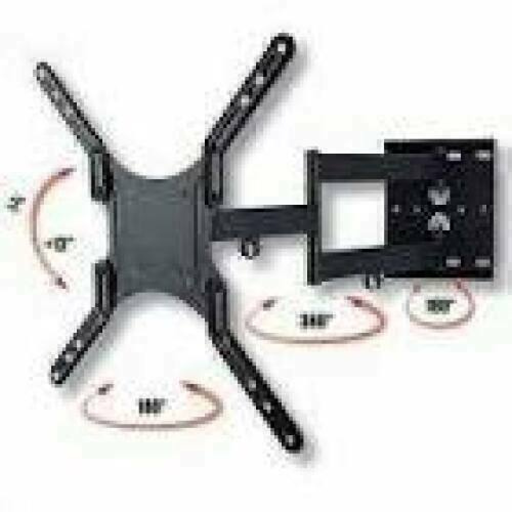 TECHLY 023851 Wall mount for TV LCD/LED/PDP double arm 23-55 45 kg VESA white