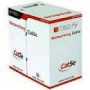 TECHLYPRO 025640 U/UTP Cat5e bulk cable 4x2 stranded 100Proc copper 305m box gray