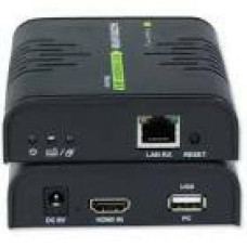 TECHLY 028214 HDMI KVM Extender w/ USB mouse and keyboard by Cat5/5e/6 cable up to 120m