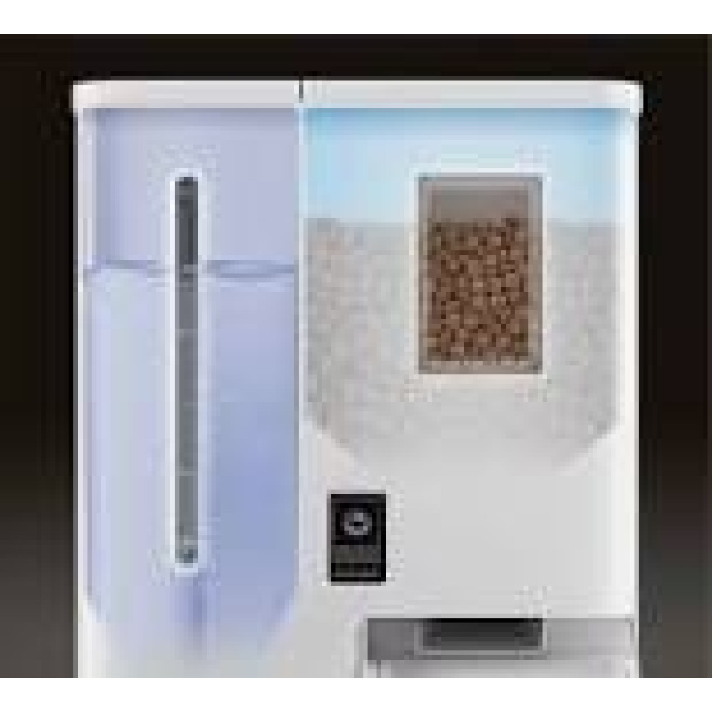 SPONGE Pet Feeder Smart DUAL High-quality camera 5L Wi-Fi Stainless steel 5V Included:Food dispenser power cord power adaptor White