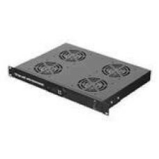 NETRACK 100-005-001-021 rack-mounted fans 19inch 4F with cable and thermostat black