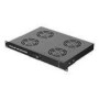 NETRACK 100-005-001-021 rack-mounted fans 19inch 4F with cable and thermostat black