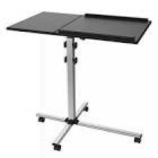 TECHLY 101485 Universal projector / notebook trolley with two adjustable shelves black