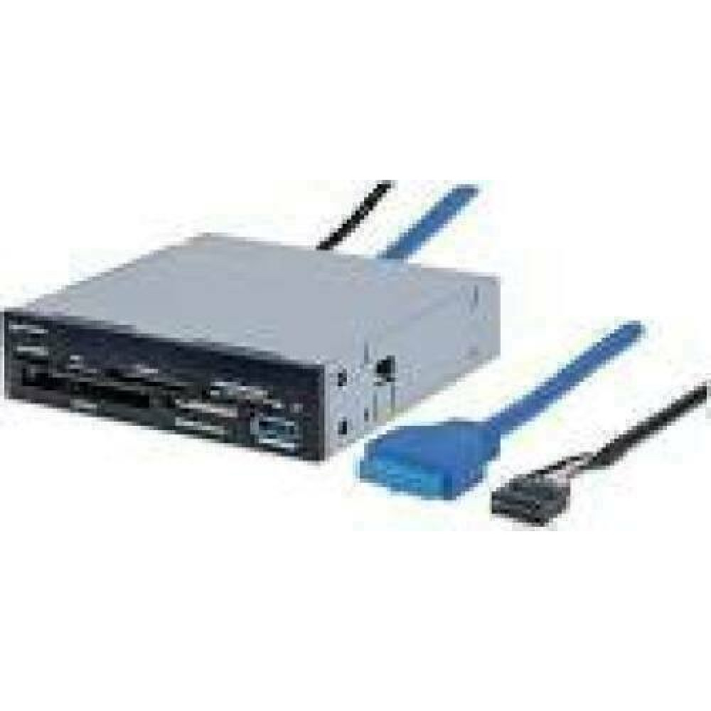 MANHATTAN Multi-Card Reader/Writer USB 3.0 3.5Inches Bay Mount 48-in-1