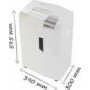 HSM 1030121 Shredstar X15 - cross cut 4.0x37mm/ 13 sheets 80g/ 26 l bin/ P-4
