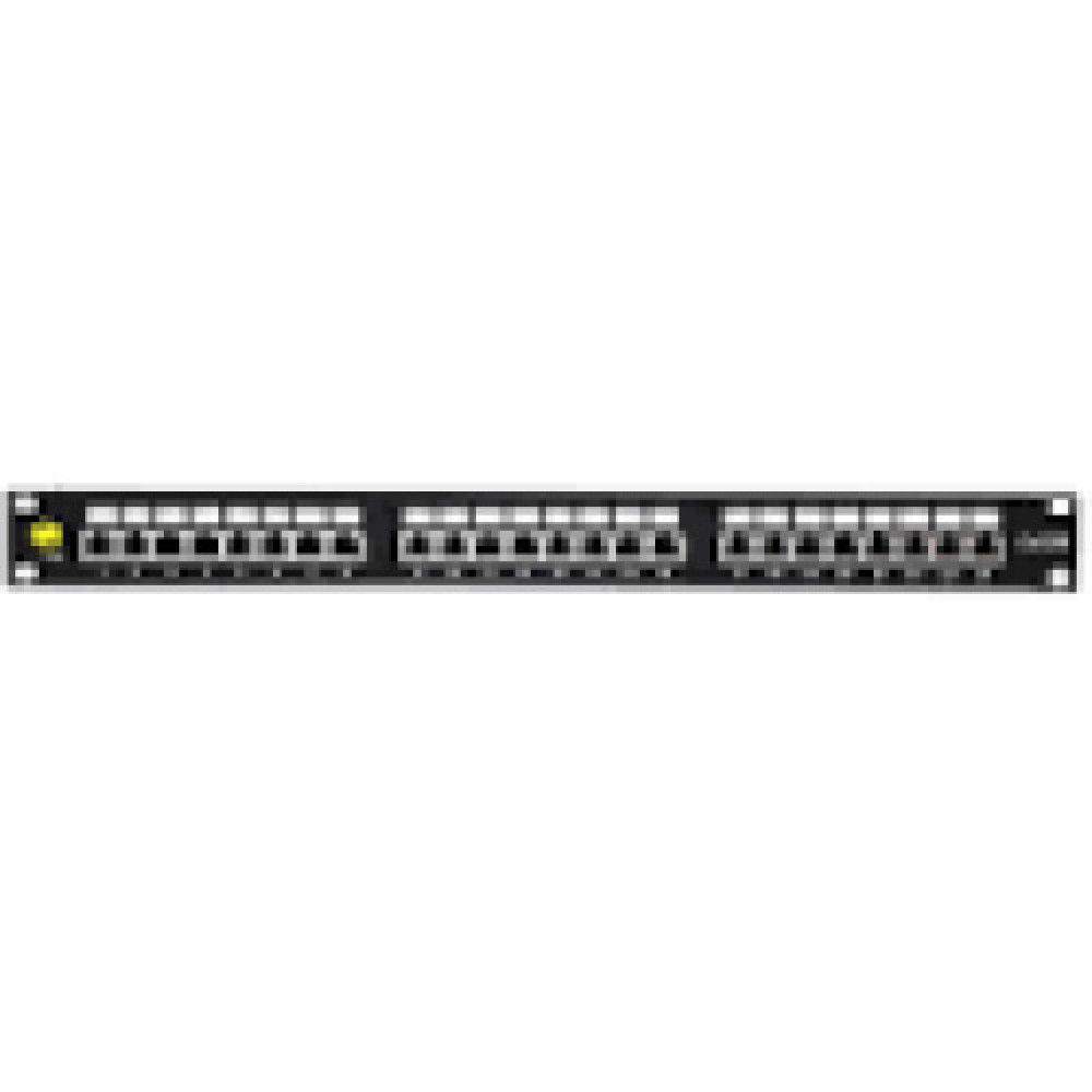 NETRACK 104-03 patch panel 19inch 24-ports cat. 5e FTP with shelf