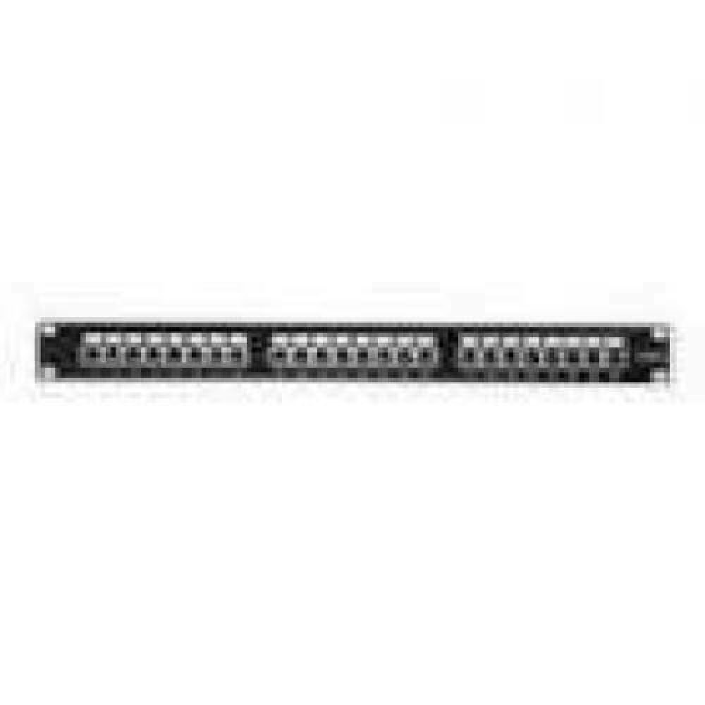 NETRACK 104-07 patch panel 19inch 24-ports cat. 6 FTP with shelf