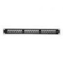 NETRACK 104-07 patch panel 19inch 24-ports cat. 6 FTP with shelf