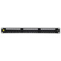 NETRACK 104-08 patch panel 19inch 24-ports cat. 6 UTP with shelf