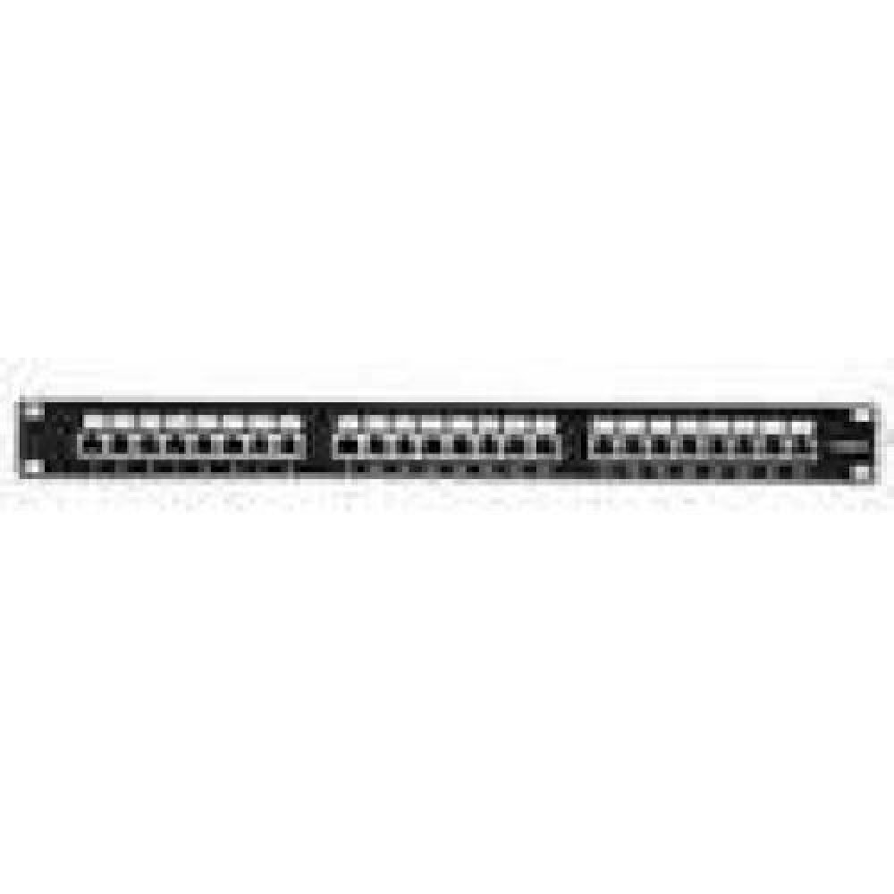 NETRACK 104-19 patch panel 19inch 24-ports cat. 6A FTP with shelf