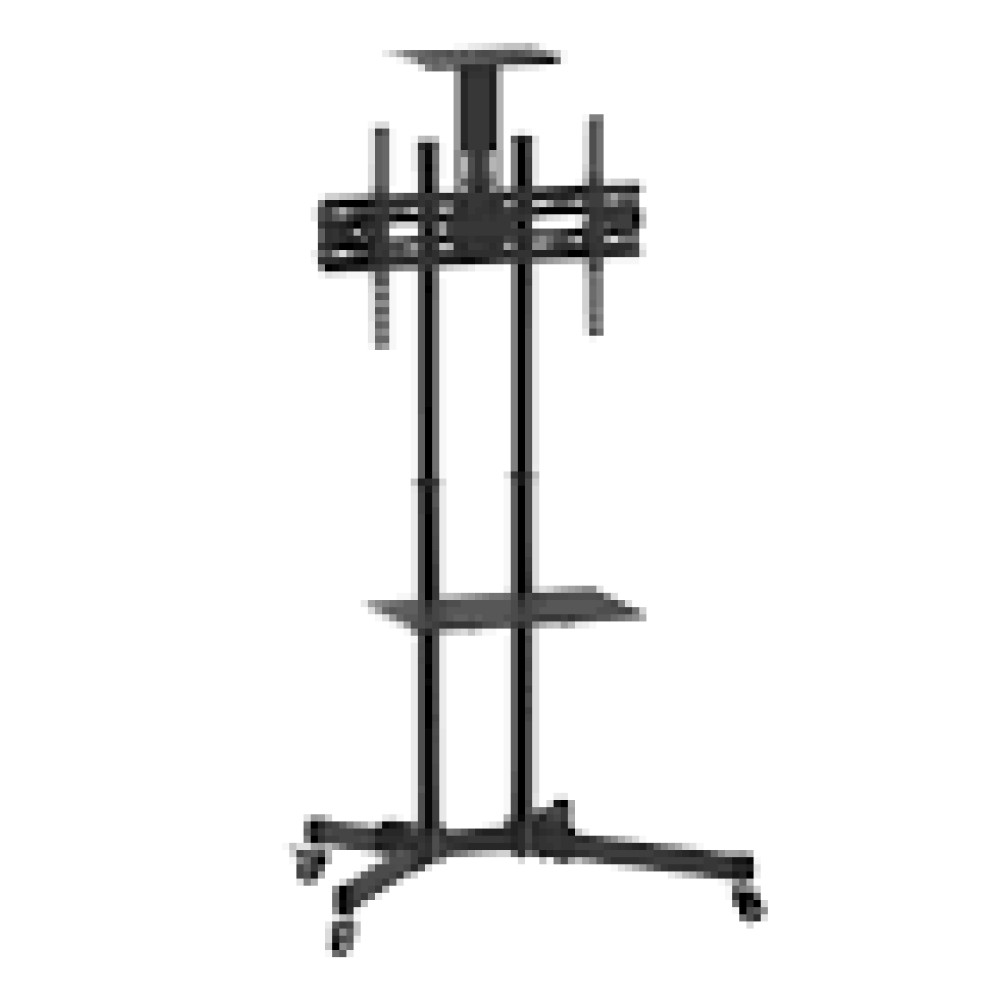 TECHLY Floor Trolley with Shelf LCD/LED/Plasma 37-70inch