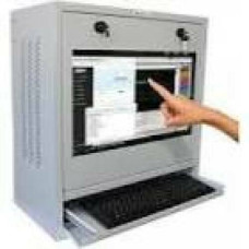 TECHLY PC LCD monitor and keyboard safety cabinet 22inch Grey