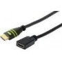 TECHLY 106862 Monitor extension cable HDMI-HDMI M/F 5m Ethernet 4K 60Hz black
