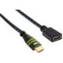 TECHLY 106862 Monitor extension cable HDMI-HDMI M/F 5m Ethernet 4K 60Hz black
