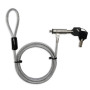 TECHLY 107289 Keyed notebook security cable lock for Nano Slot 2.5x5.5 180cm