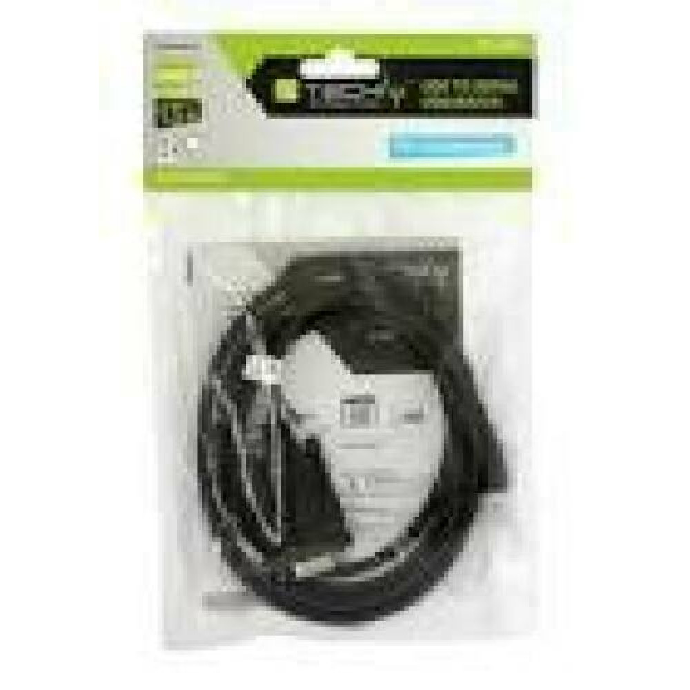 TECHLY Adapter Converter USB2.0 to Serial Black on cable 1.5m