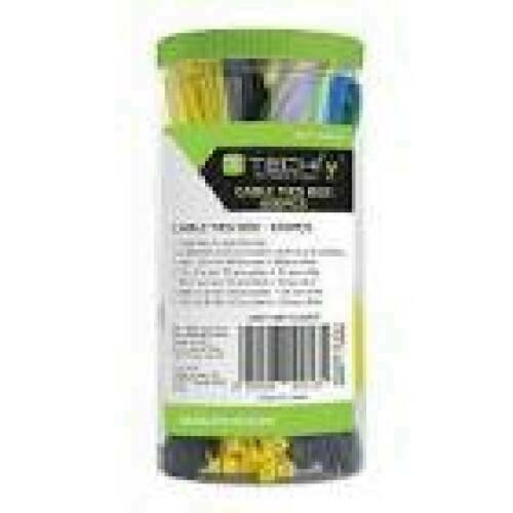 TECHLY Colored Cable Ties Box 600pcs