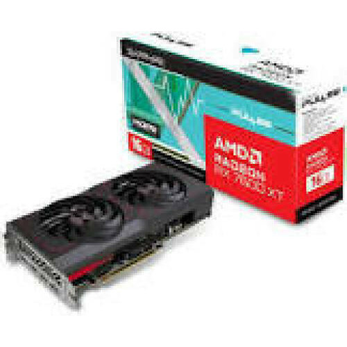 SAPPHIRE PULSE AMD RADEON RX 7600 XT GAMING OC 16GB GDDR6 DUAL HDMI DUAL DP