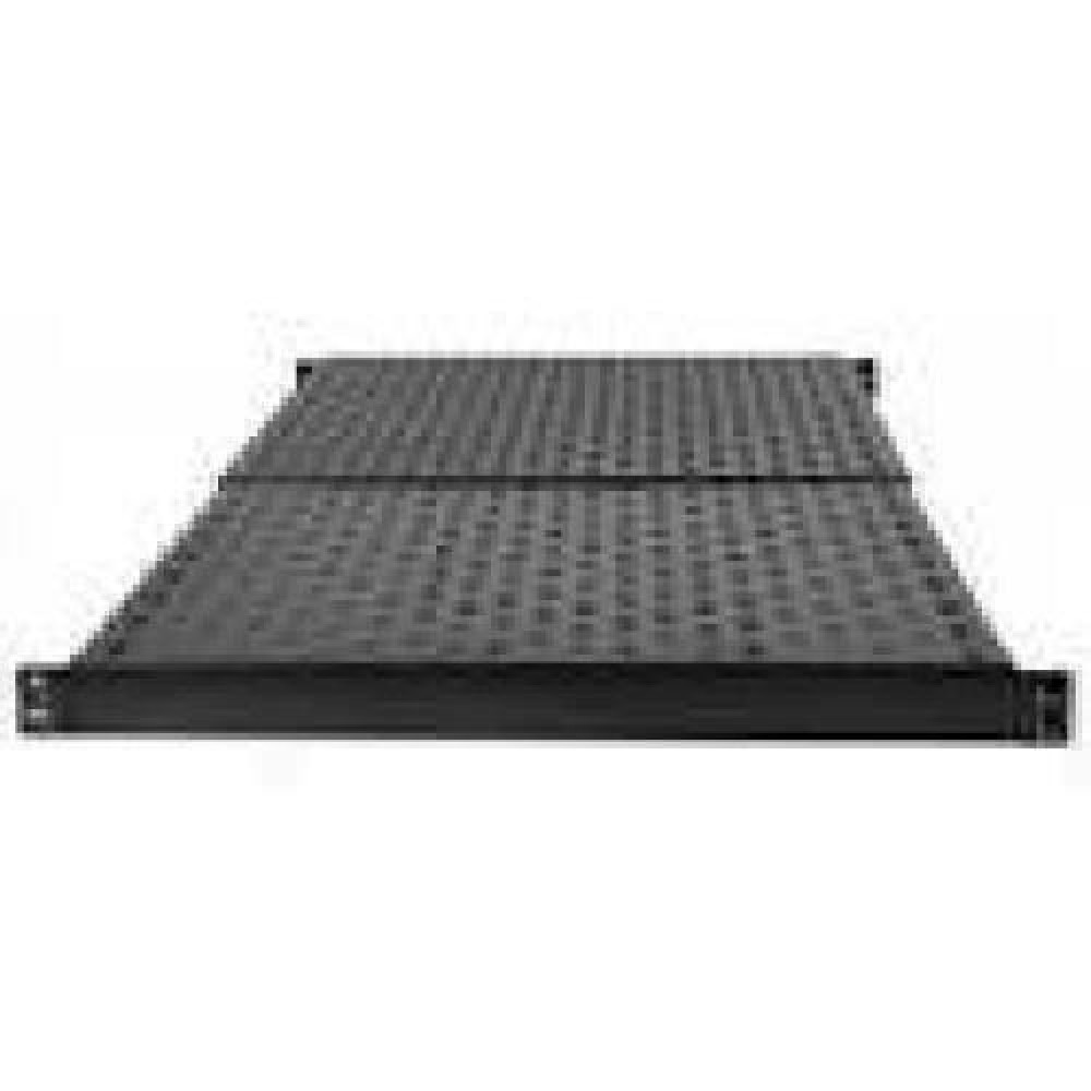 NETRACK 19inch 1U / 800 mm shelf reinforced grey