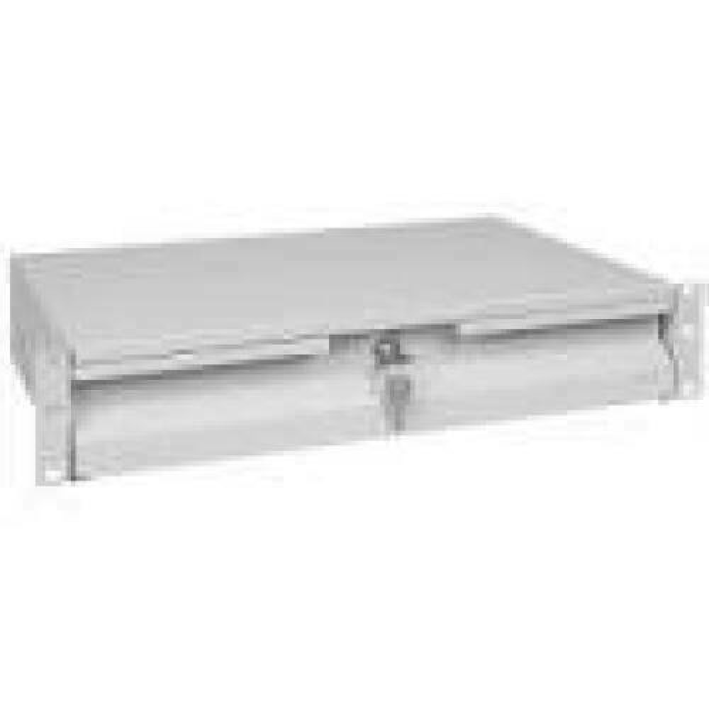 NETRACK Drawer for RACK 19inch 2U cabinet gray