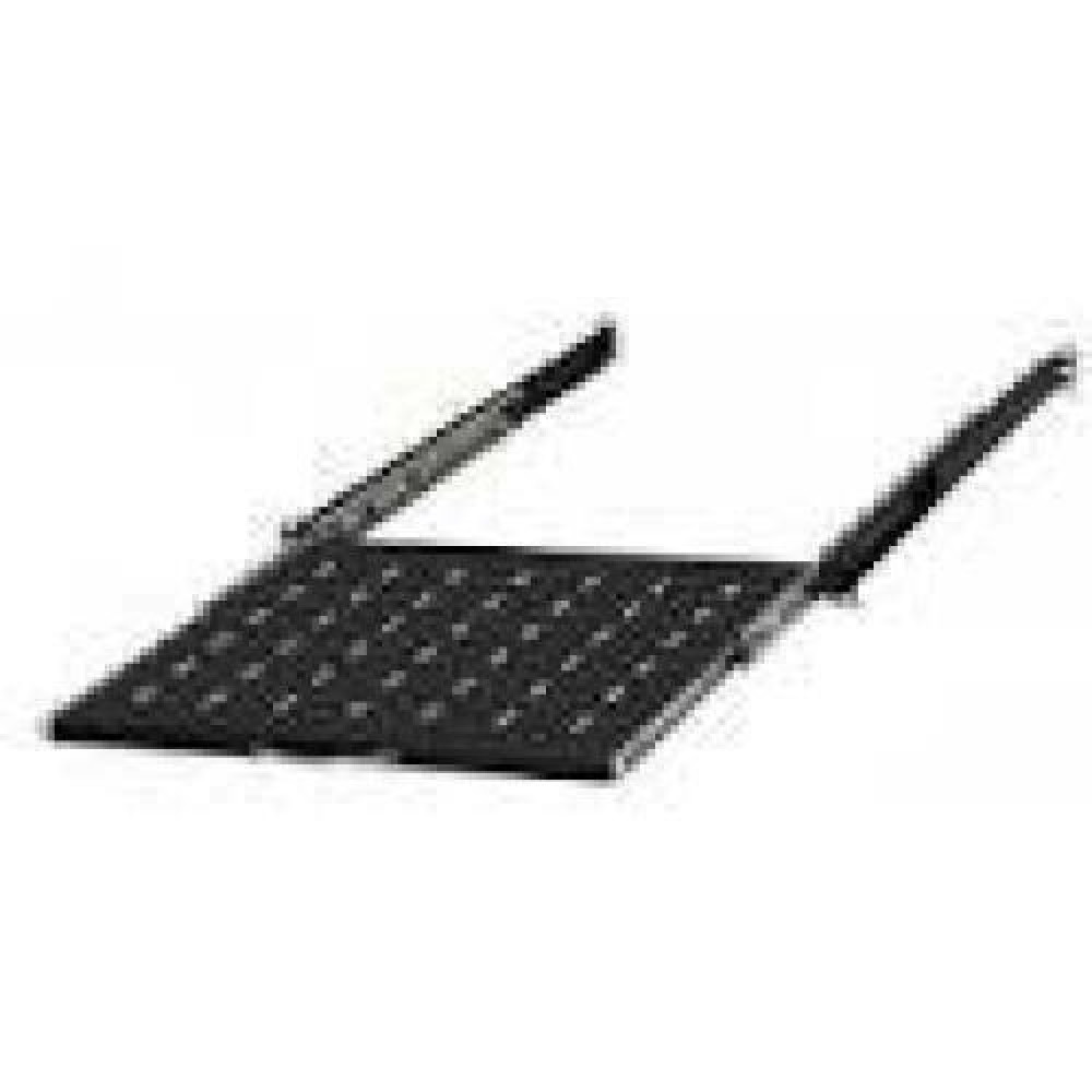 NETRACK Shelf 19inch 1U/450mm pull-out black