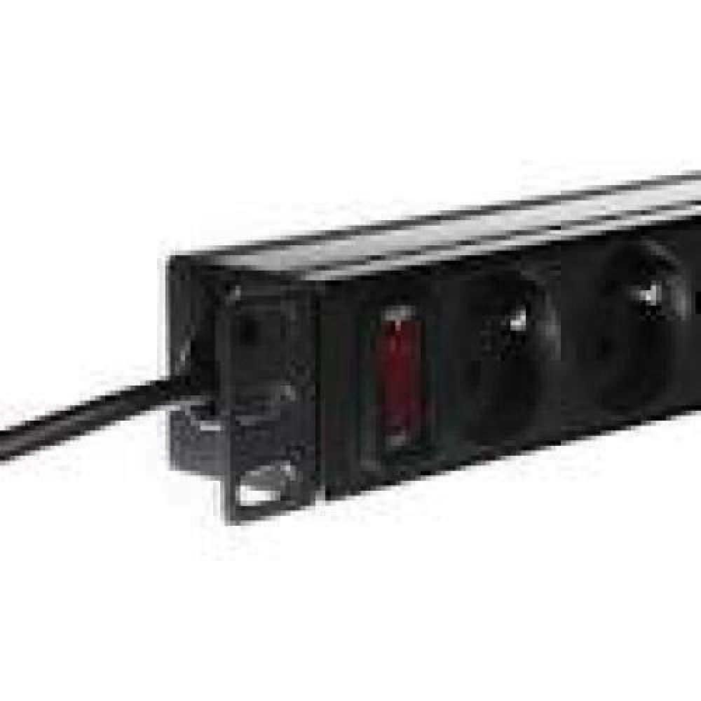 NETRACK 125-10-01 power distribution unit 10inch 1U 230V/16A 4xE ALU